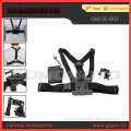 Go pro chest mount Harness Adjustable Elastic Body Chest Straps Belt 3way adjustment pivot arm for all Go pro cameras